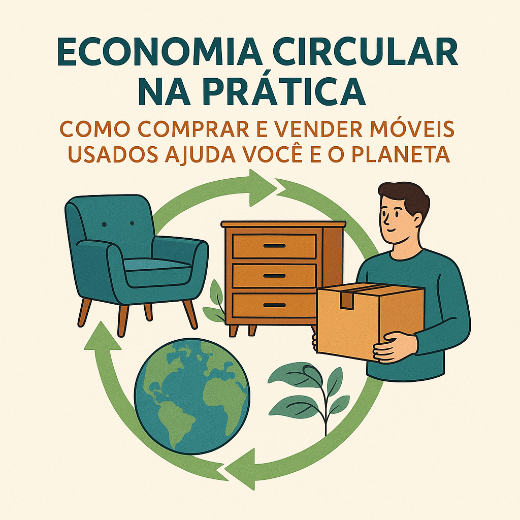Economia Circular na Prática: Como Comprar e Vender Móveis Usados Ajuda Você e o Planeta