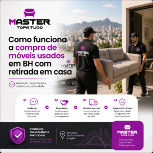 Como funciona a compra de móveis usados em BH com retirada em casa